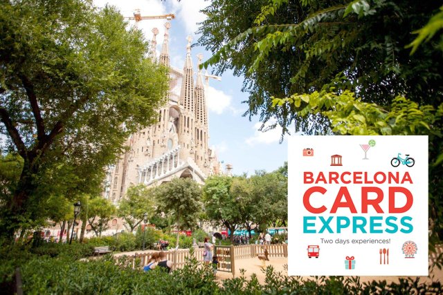 Barcellona: Express Card di 2 giorni per sconti e trasporti