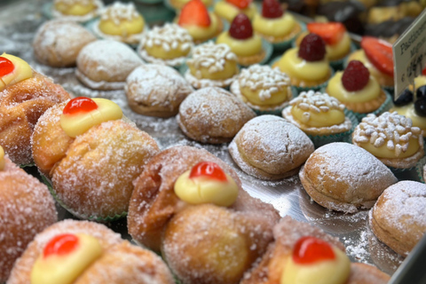 روما جولة الطعام في شارع تراستيفيري وجزيرة التيبر عند الغروب