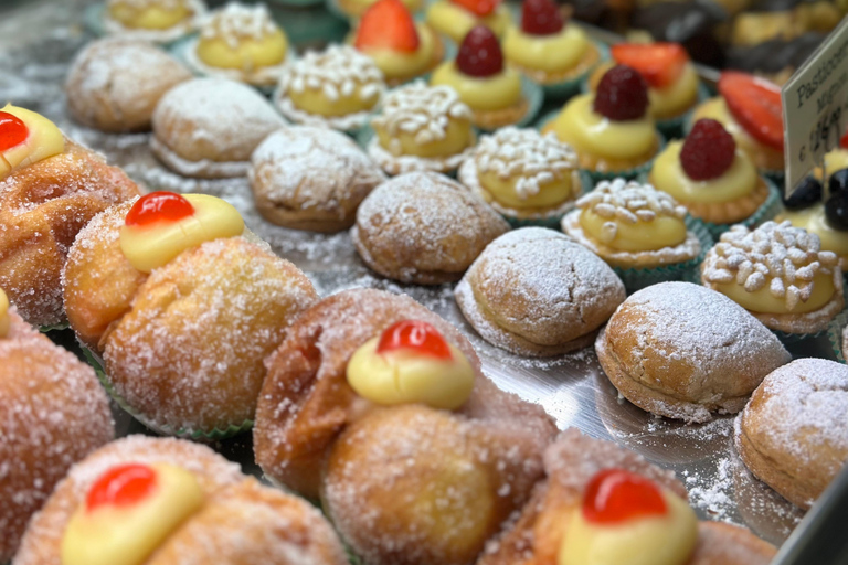 روما جولة الطعام في شارع تراستيفيري وجزيرة التيبر عند الغروب