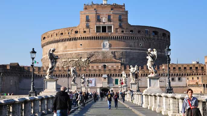 roma tour di castel santangelo e piazza san pietro