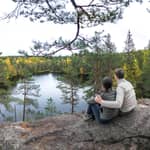 Helsinki: Escursione nel parco nazionale di Nuuksio con pranzo al fuoco