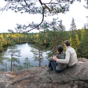 Helsinki: Nuuksio National park hiking with campfire lunch