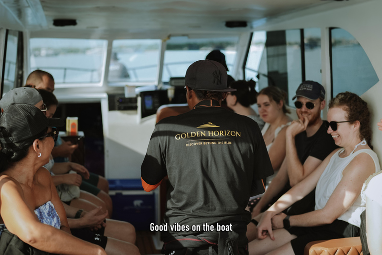 从巴厘岛出发：努沙佩尼达魔鬼鱼浮潜私人乘船观光共享游船之旅（含午餐，巴厘岛酒店接送服务）