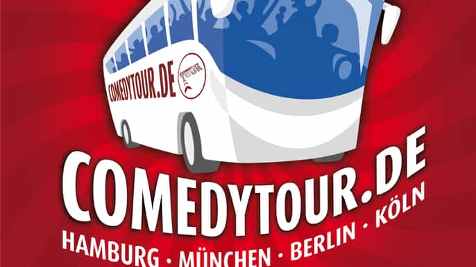 frankfurt 1.5hour comedy bus tour in german