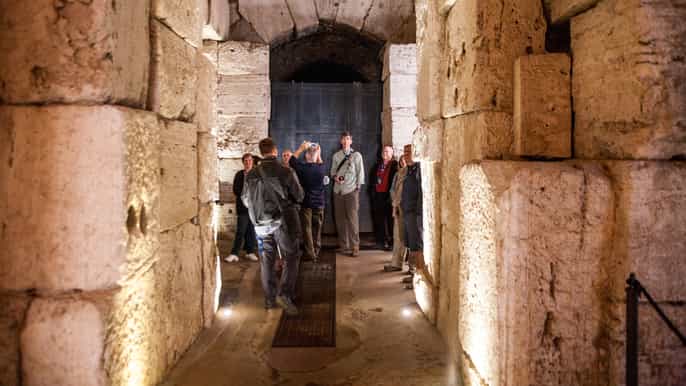 colosseum underground and arena priority access guided tour