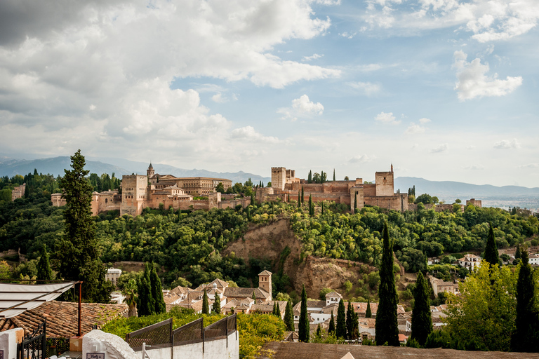 Granada: E-Bike Tour and Fast-Track Alhambra TicketAlhambra Ticket (No Guide) &amp; Albayzin-Sacromonte Ebike Tour