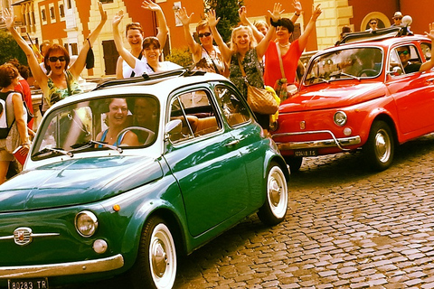 Rome: tour per Vintage Fiat 500Rome: 3 uur durende tour per Vintage Fiat 500