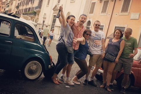 Rome: tour per Vintage Fiat 500Rome: 3 uur durende tour per Vintage Fiat 500