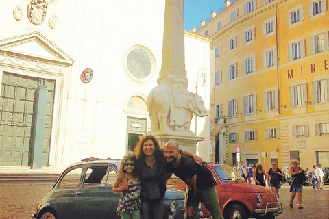 Rome : visite au volant d’une Fiat 500 rétroRome : visite de 3 h au volant d’une Fiat 500 rétro