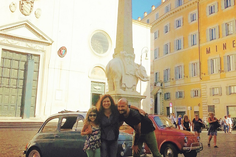 Rome : visite au volant d’une Fiat 500 rétroRome : visite de 3 h au volant d’une Fiat 500 rétro