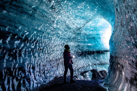 From Jökulsárlón: Crystal Ice Cave Vatnajökull Glacier Tour From Jökulsárlón: Crystal Ice Cave Day Tour on Vatnajökull