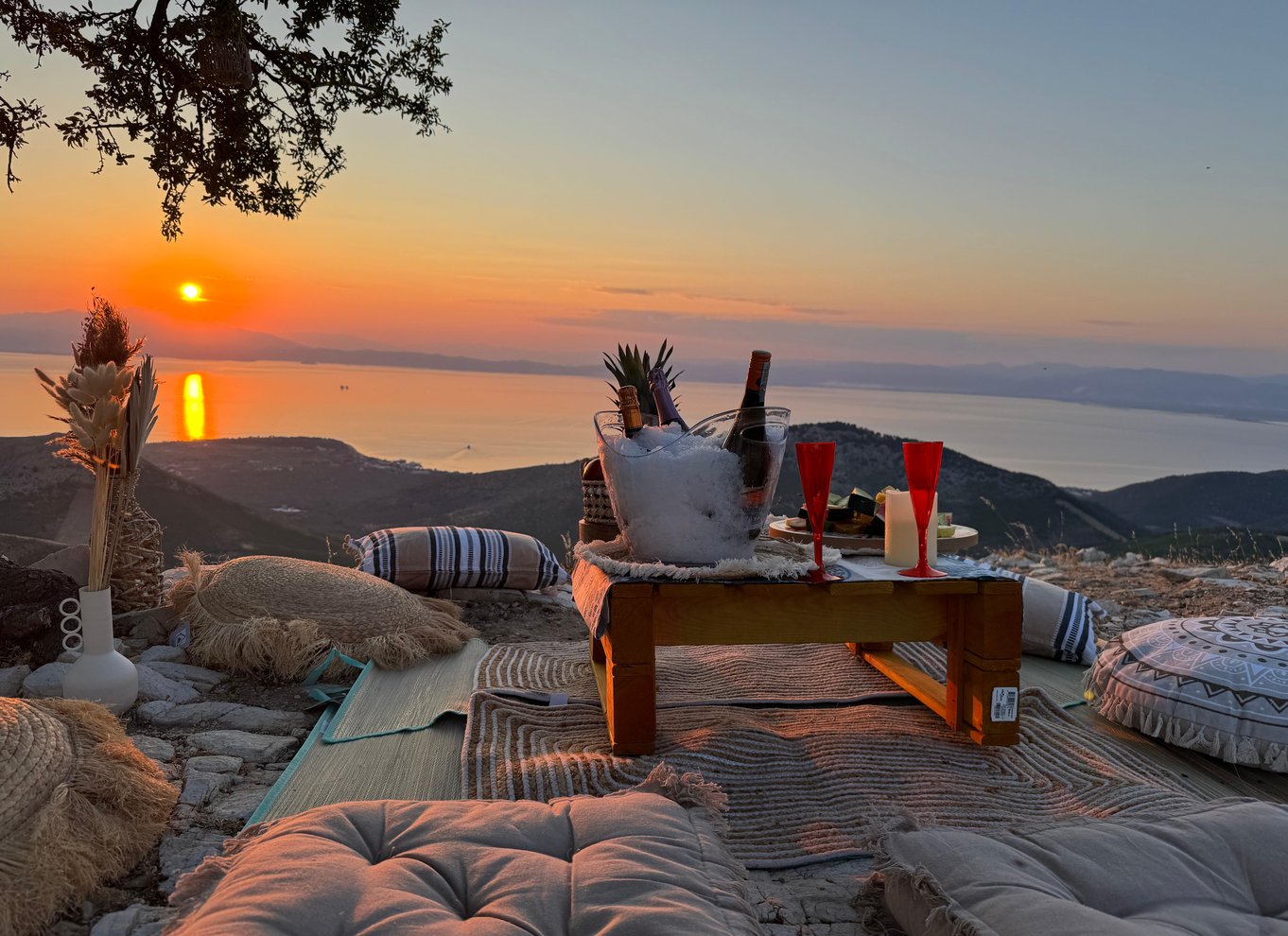 Solnedgangssafari på Thassos med gratis refill af prosecco og frugt