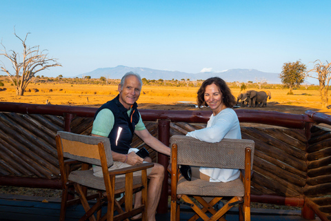 From Diani Beach or Mombasa: 2-Day Tsavo East Safari