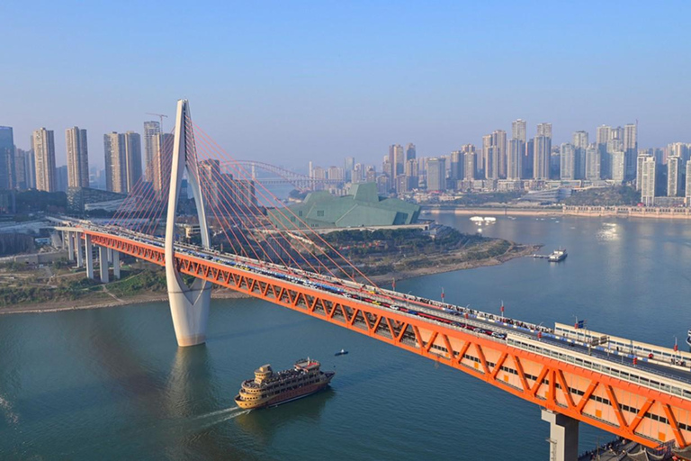 Chongqing Two Rivers avondtour + WFC-gebouw + Ciqikou-tourAvondtour langs de twee rivieren van Chongqing + WFC-gebouw + Ciqikou-tour