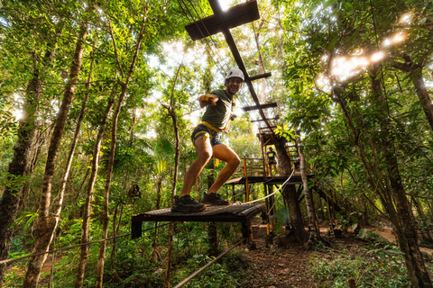 Cancún: Super Combo con quad, tirolinas, cenote y snorkelATV compartido