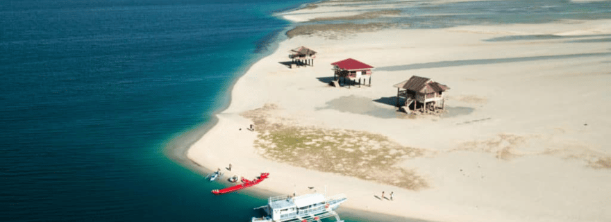 Barre de sable de Manjuyod et lac jumeau (visite privée)