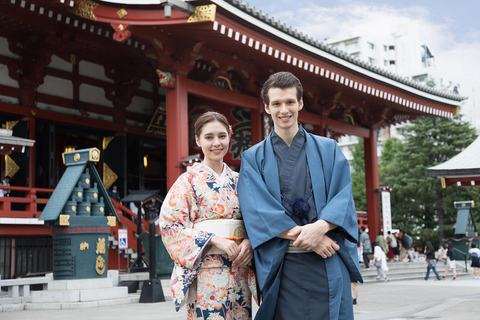 Tokyo: Guided Walking Tour with Kimono Experience