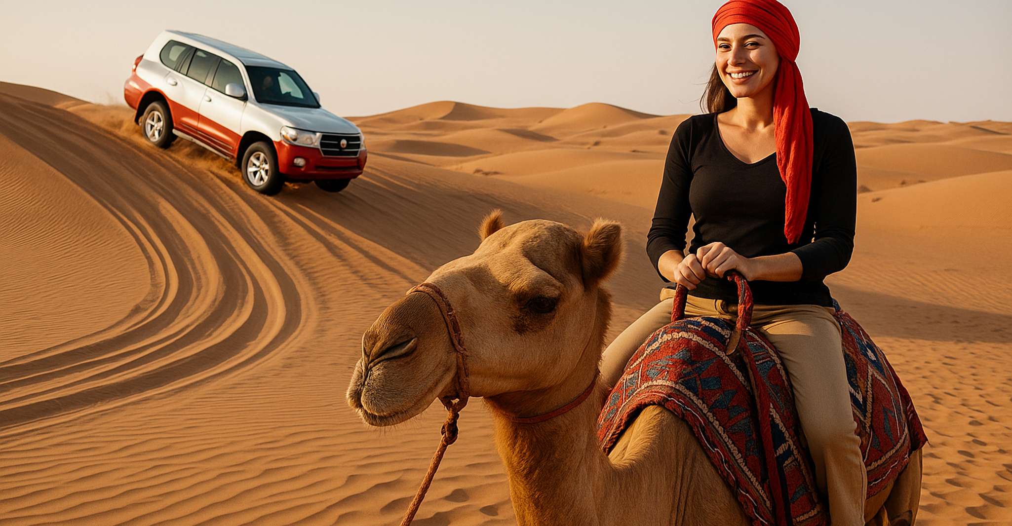Doha:ATV,Quad or Buggy Dune Bashing,CamelRide & Sandboarding photo 7