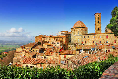Volterra & San Gimignano from Livorno, Pisa, Lucca with wine Pickup from Pisa or Lucca city centre