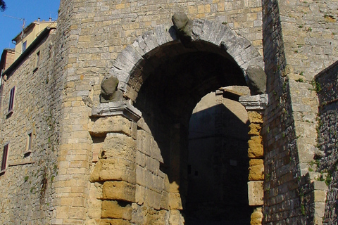Volterra & San Gimignano from Livorno, Pisa, Lucca with wine Pickup from Pisa or Lucca city centre