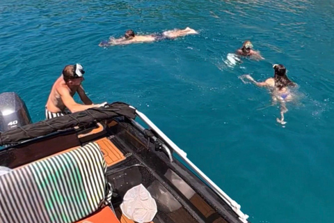 Budva: Private Speedboat Tour with Snorkeling & Swimming Budva: 2hr Private Speedboat Tour with Snorkeling & Swimming