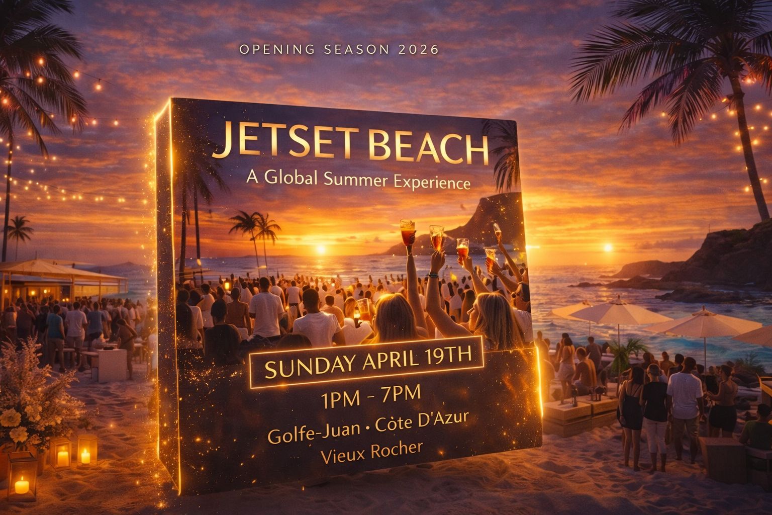 Nizza: Strandparty an der Côte d'Azur und Social Experience