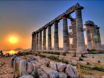 Cape Sounion privat halvdagstur fra Athen sentrum Piraeus