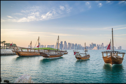 Doha: Evening Dhow Cruise with City Skyline Views