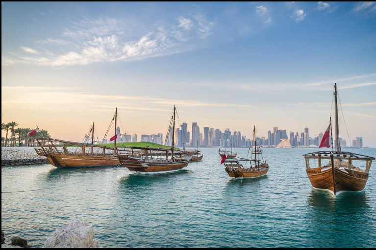 Doha: Evening Dhow Cruise with City Skyline Views