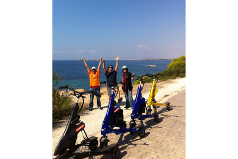 Excursion à vélo sur la Riviera Trikke d'Athènes et au lac VouliagmeniExcursion à vélo sur la Riviera d'Athènes et lac Vouliagmeni