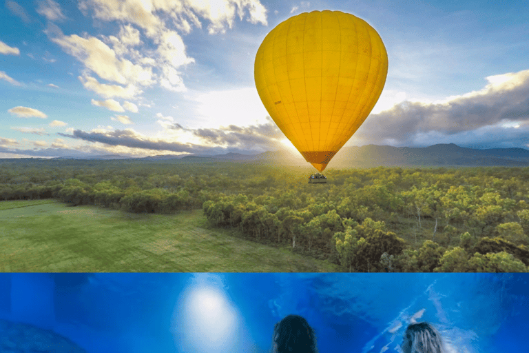 凯恩斯：热气球飞行与凯恩斯水族馆门票凯恩斯：热气球飞行体验及凯恩斯水族馆门票