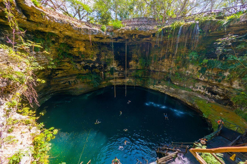 Cancun - en dag Dagsutflykt till Chichen Itza, Cenote och ValladolidKlassisk rundtur från Riviera Maya