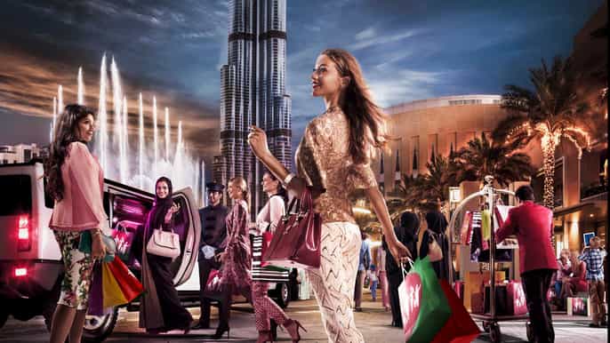mall trawl in dubai with a personal shopper