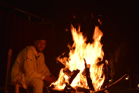 Marrakech: Overnight Desert Trip with Dinner, Camel, and ATV Marrakech: 1-night Desert Quad Bike Tour & Sunset Camel Ride