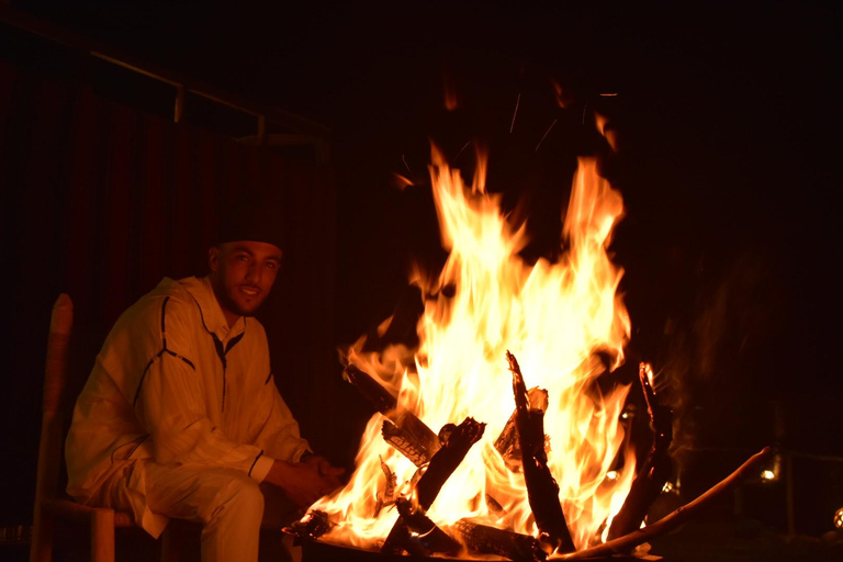 Marrakech: Overnight Desert Trip with Dinner, Camel, and ATV Marrakech: 1-night Desert Quad Bike Tour & Sunset Camel Ride