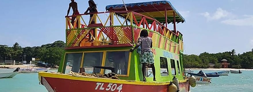 Tobago : Buccoo Reef et Nylon Pool Tour en bateau avec transfert