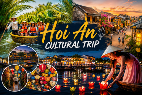 Hoi An Cultural Trip: Coconut Forest, Ancient Town & Lantern Group Tour