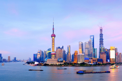 Shanghai: Oriental Pearl Radio &amp; TV Tower e-ticketLuchtwandelen voordeelpakket + 351 ruimtecapsule