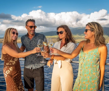 Maui: Crociera di lusso al tramonto con Open Bar a Ka'anapali