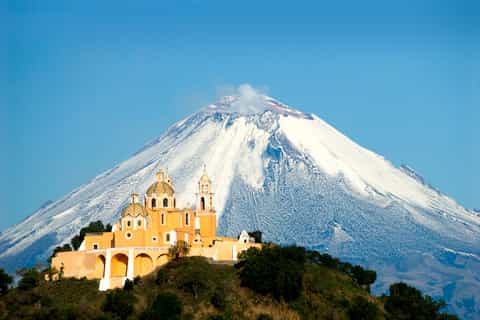 visite de 6 heures de la ville magique de cholula en bus à impériale