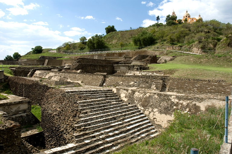 Visite de 6 heures de la ville magique de Cholula en bus à impériale