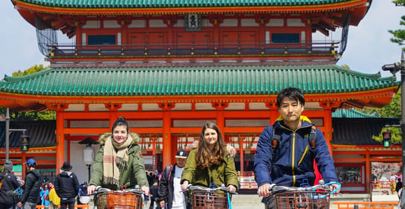 4.5-hr Kyoto Historical Highlights Bike Tour with UNESCO