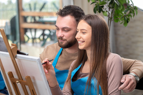 Savannah: Mystery Paint & Sip Night at a Trendy Brewery