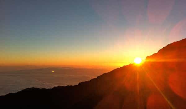 tenerife mount teide sunset cable car ride