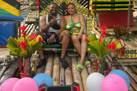 Montego Bay: Lethe River Rafting with Limestone Massage Customized bamboo rafting+Lime stone massage