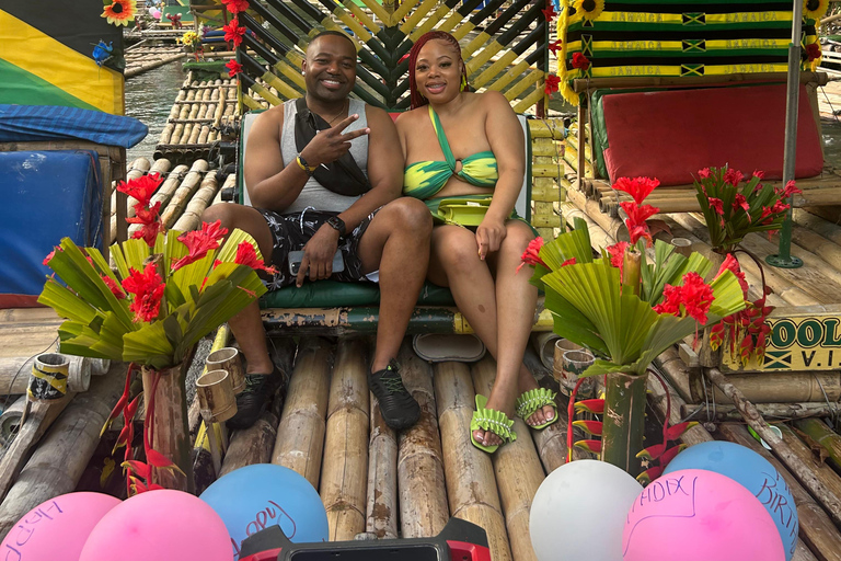 Montego Bay: Lethe River Rafting with Limestone Massage Customized bamboo rafting+Lime stone massage