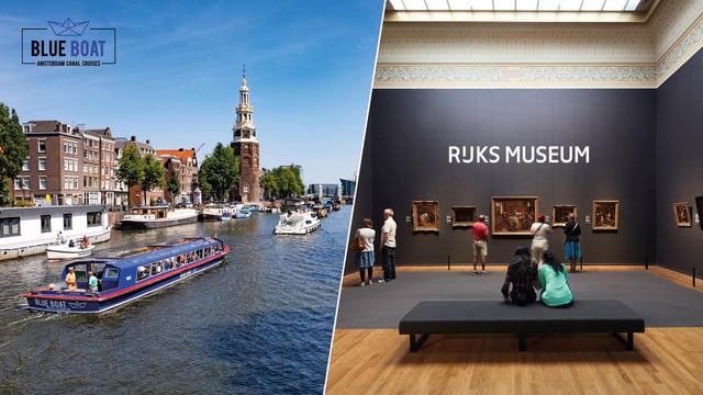 Amsterdam: City Canal Cruise and Rijksmuseum
