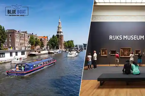 Άμστερνταμ: Rijksmuseum: Κρουαζιέρα στο κανάλι της πόλης και Rijksmuseum