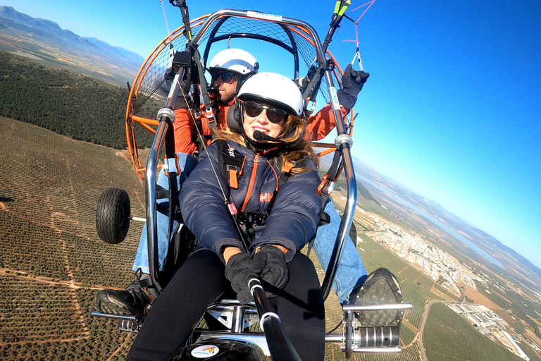 Paratrike flight in Malaga