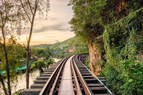Kanchanaburi: Erawan Waterfall & Death Railway Private Tour - Image 2